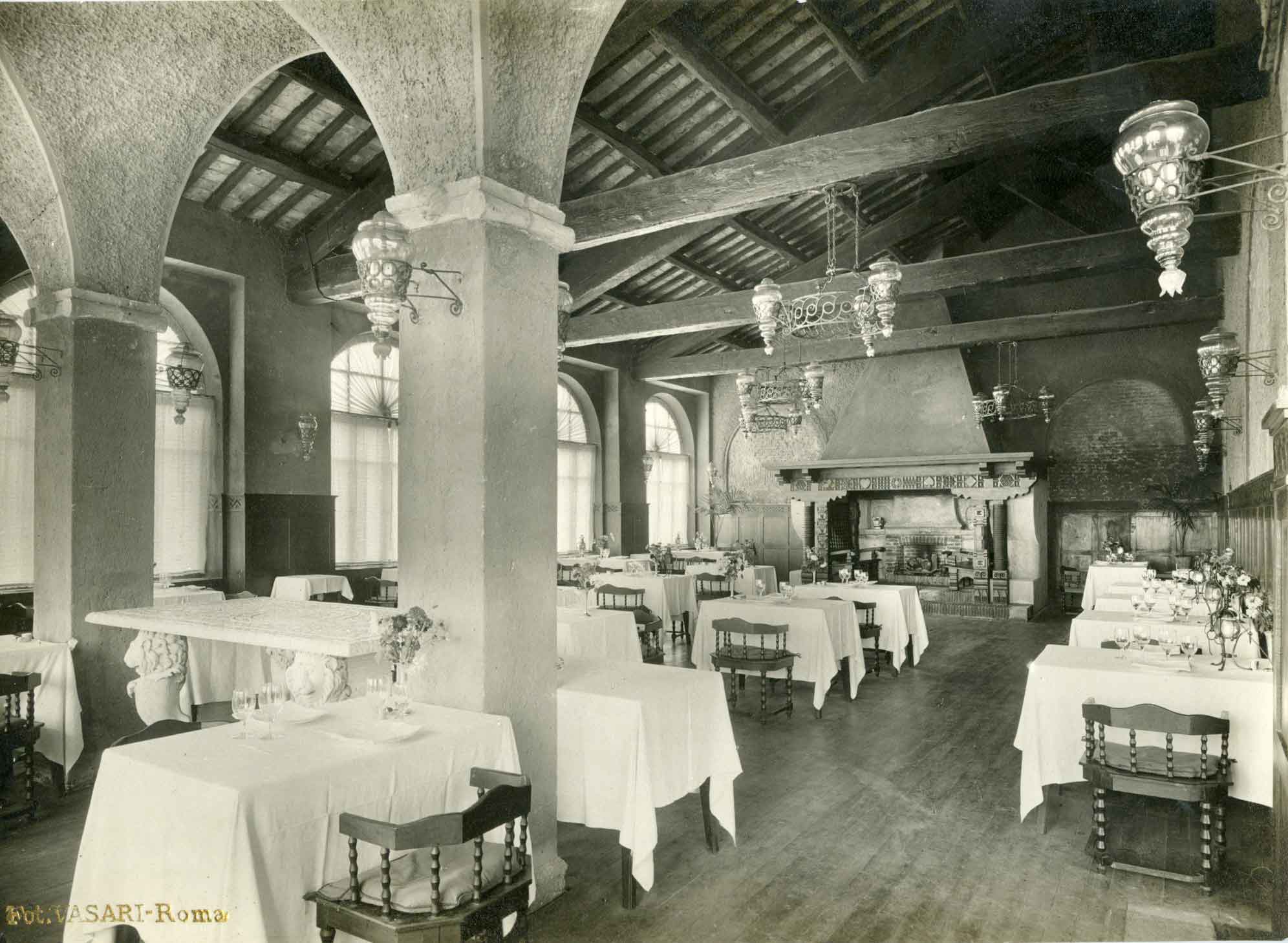 Sistemazione del ristorante “Castello dei Cesari” a Roma