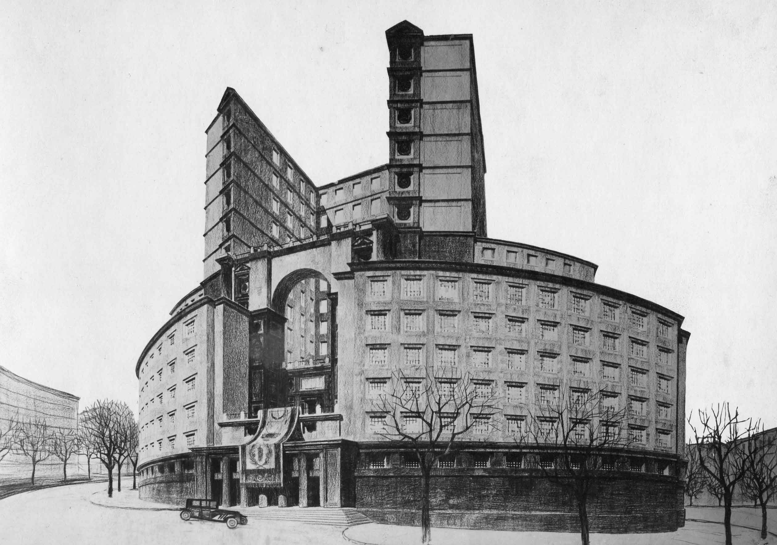 Progetto di concorso per il Palazzo delle Corporazioni a Roma