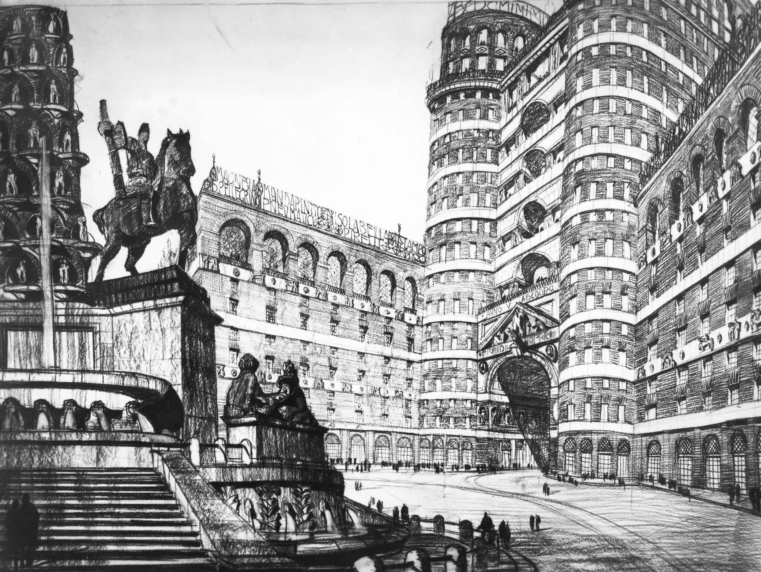 Progetto di concorso per il Piano regolatore di Milano