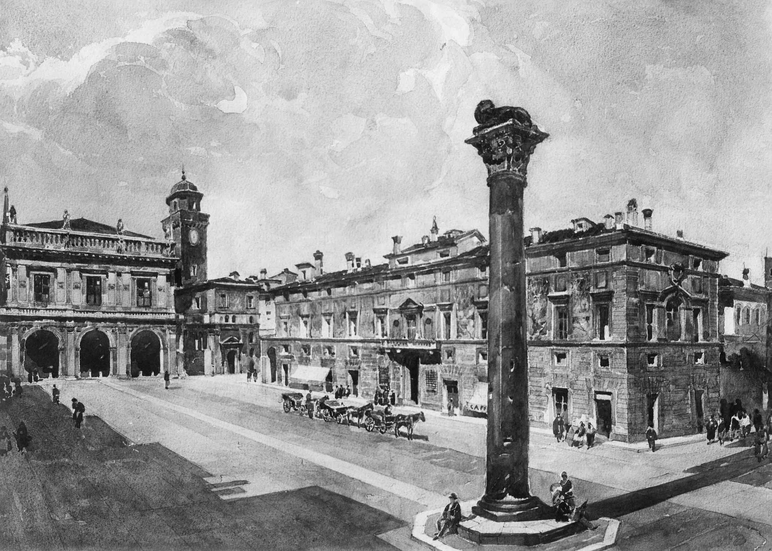 Progetto di concorso per il Piano regolatore di Brescia