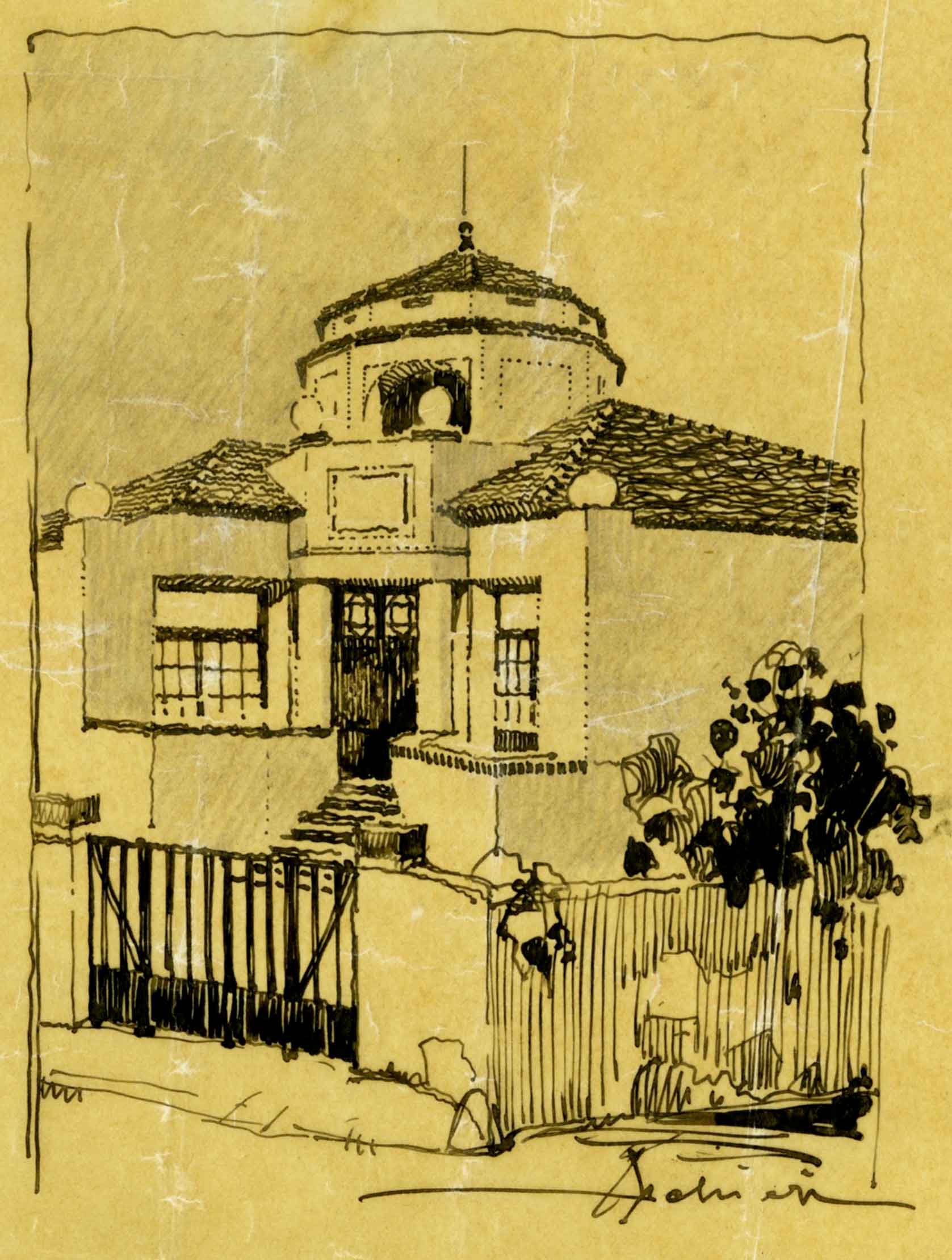 Progetto per una villa di campagna 