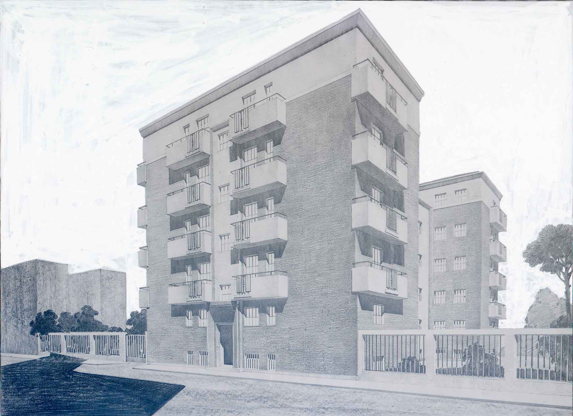 Progetto per una palazzina
