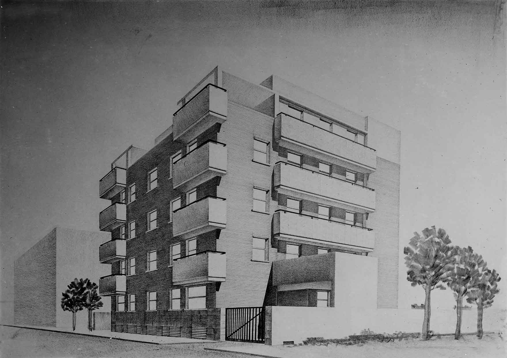 Progetto per una palazzina